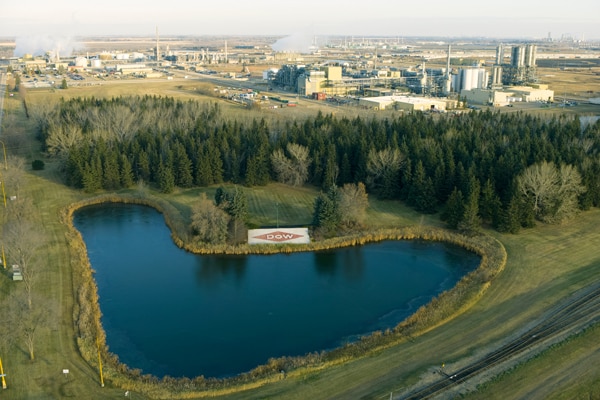 Aerial photo of Ft. Saskatchewan, Alberta site