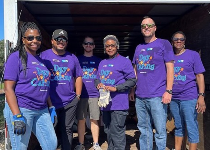 Dow volunteers stop for a photo during the 2024 Day of Caring