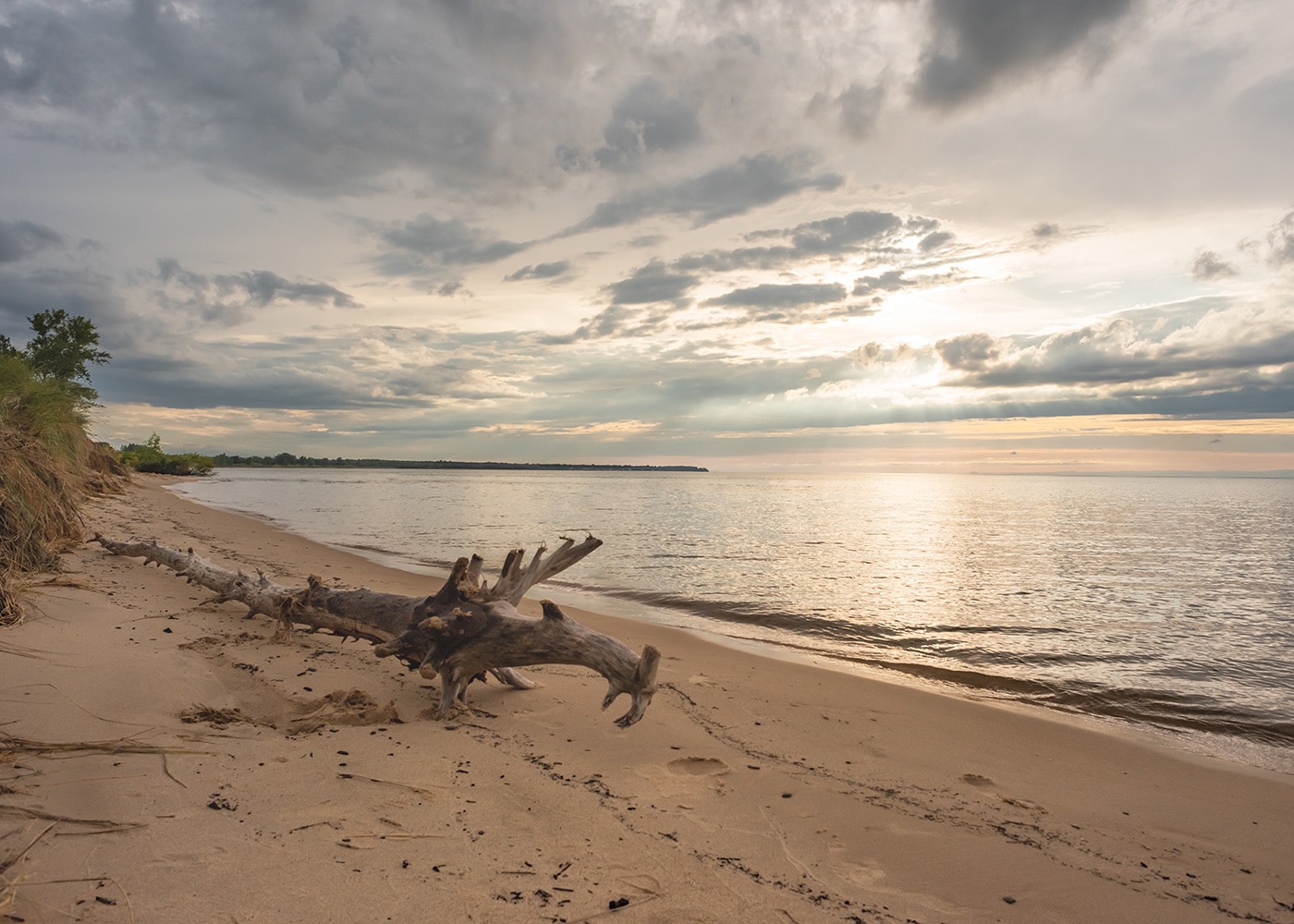 Saginaw Bay shoreline