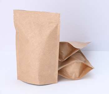 Standing paper pouches Standing paper pouches