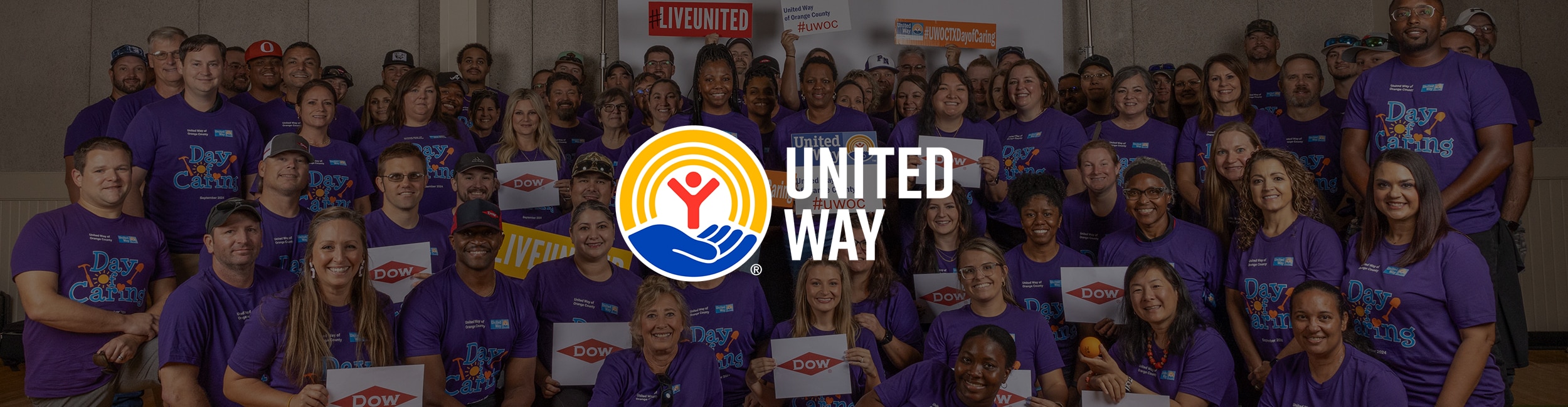 group photo from United Way event