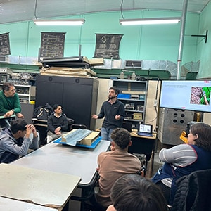 Students in technical school