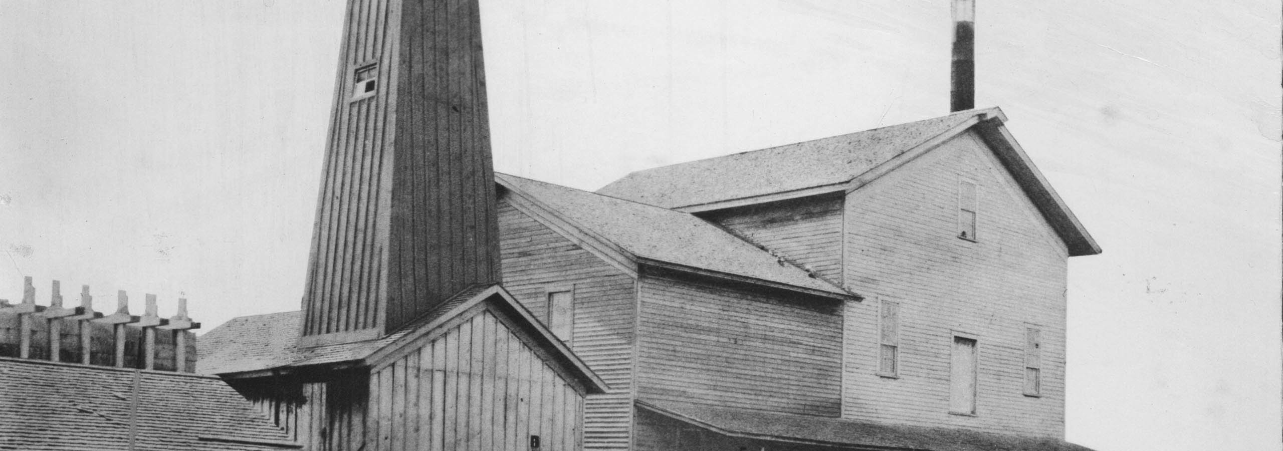 old photo of a flour mill