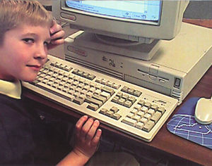 boy at computer