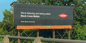 Black Lives Matter billboard