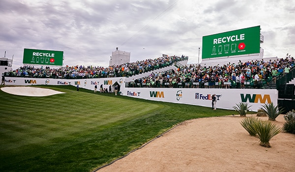 The WM Phoenix Open supports recycling and sustainability, in and beyond the sport of golf.