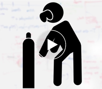 Stick figure demonstrating safe behaviors