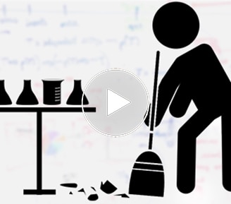 Stick figure demonstrating safe behaviors