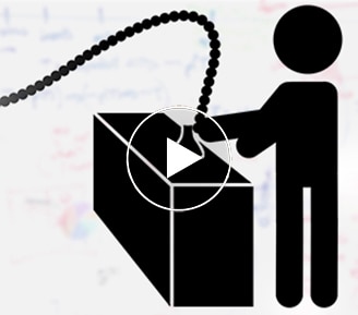 Stick figure demonstrating safe behaviors