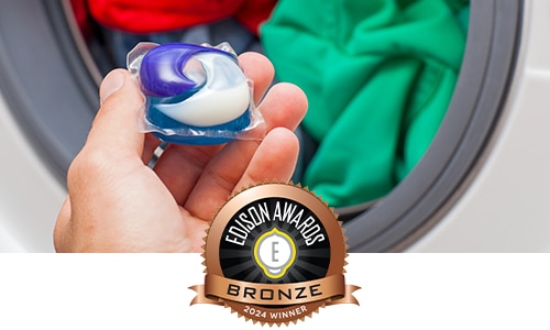 laundry soap with bronze badge
