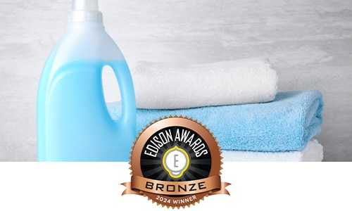towels and packing with bronze badge