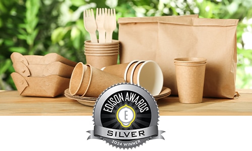 packing with silver badge