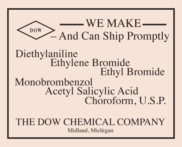 vintage dow product advertising 