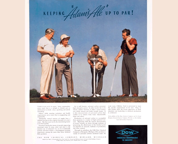 water purification ad 1939