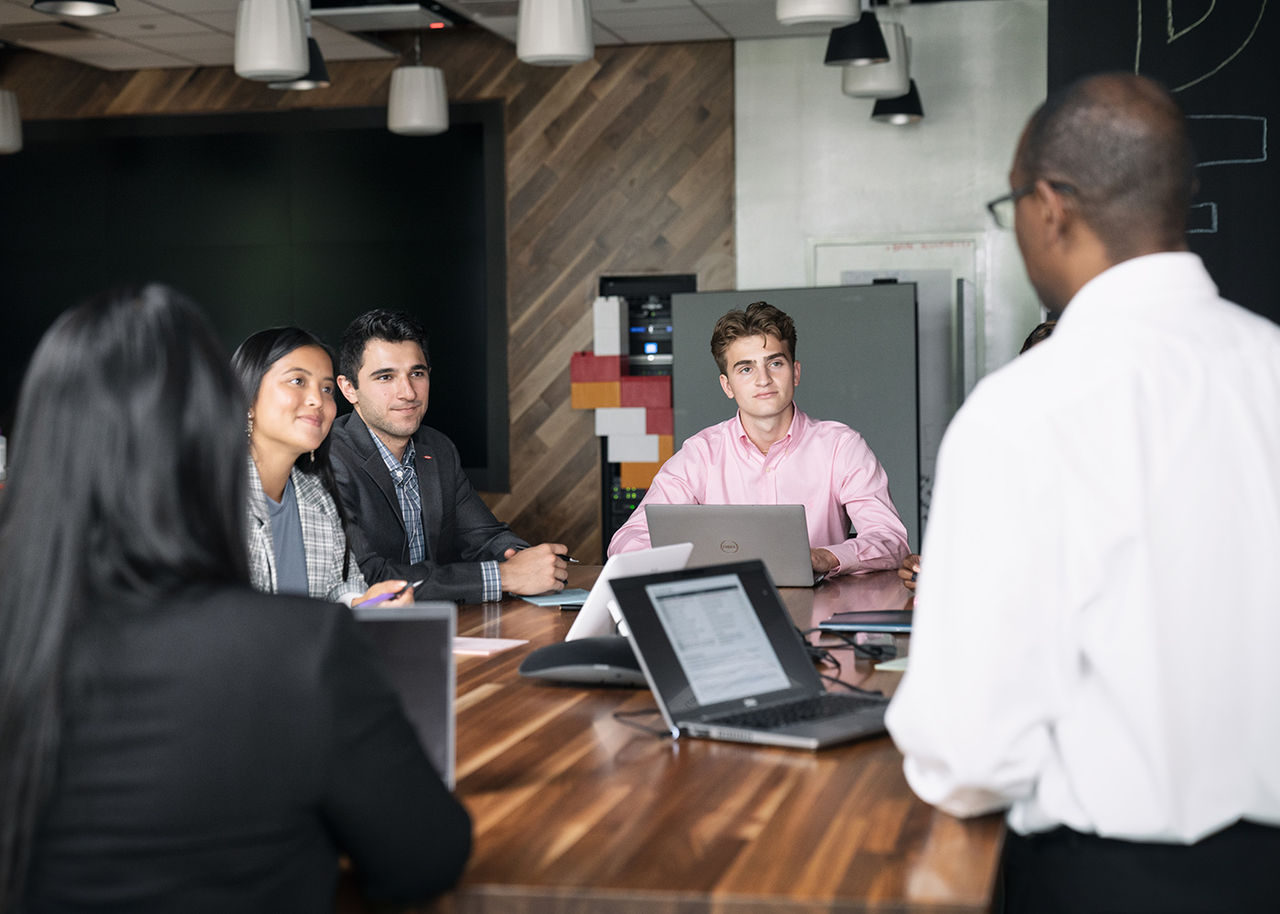Colleagues in a meeting