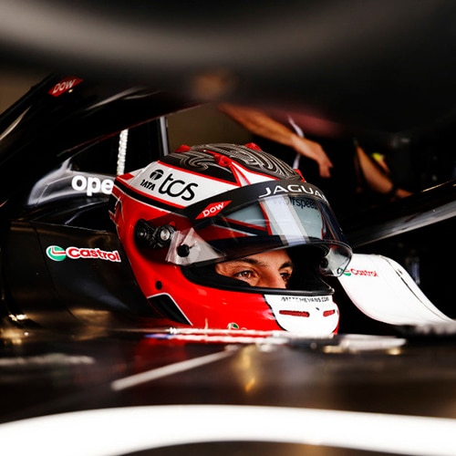Dow sponsored Jaguar TCS race driver