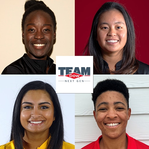 young female golf stars