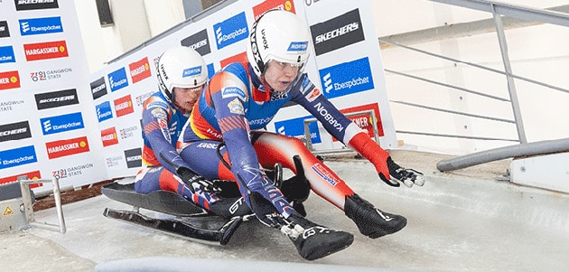 Luge team photo