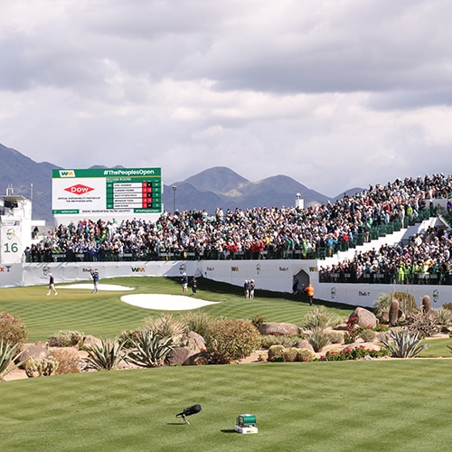 16th hole at the Waste Management Phoenix Open