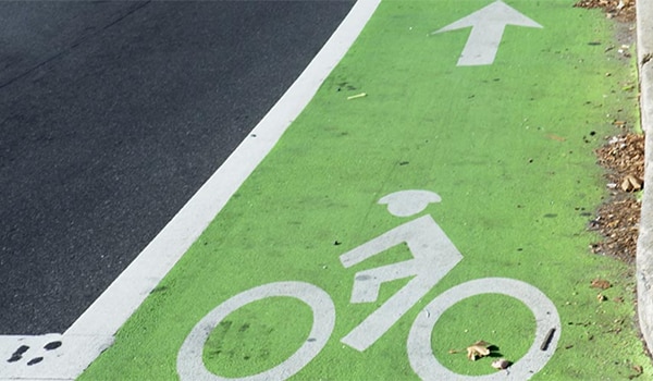 Green bike lanes