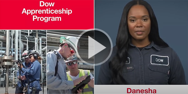 screenshot from Dow Apprenticeship program video