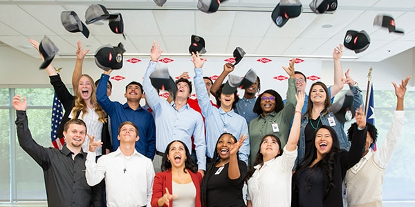 Apprentices celebrate