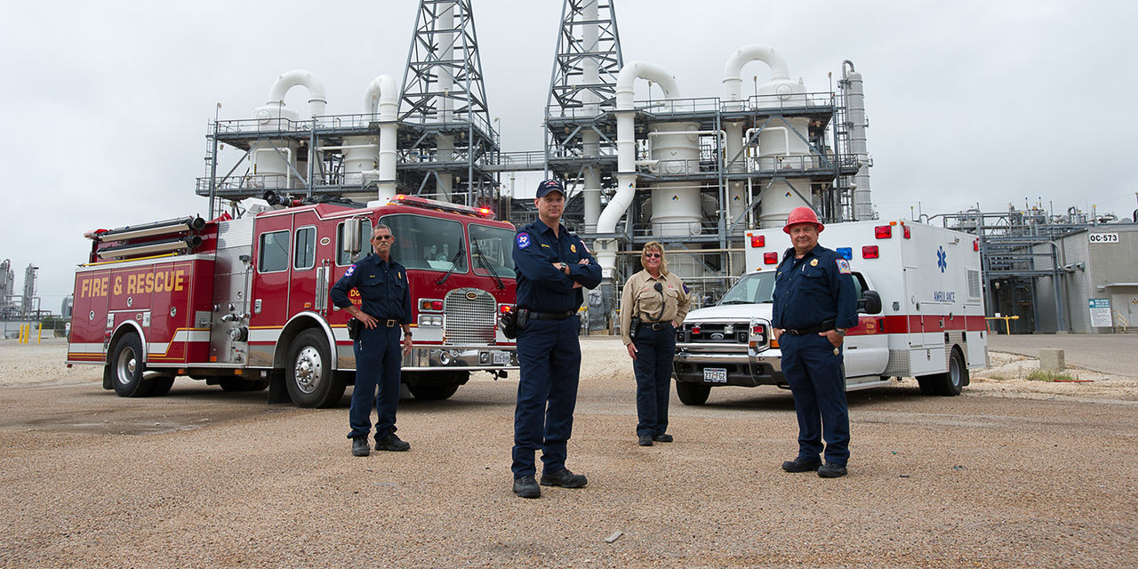 Texas Operations' fire and rescue personnel
