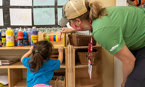 Dow employees volunteer to support the Chinese Community Center and Volunteer Houston in Houston, Texas, as part of EMERGE, our all employee resource group conference