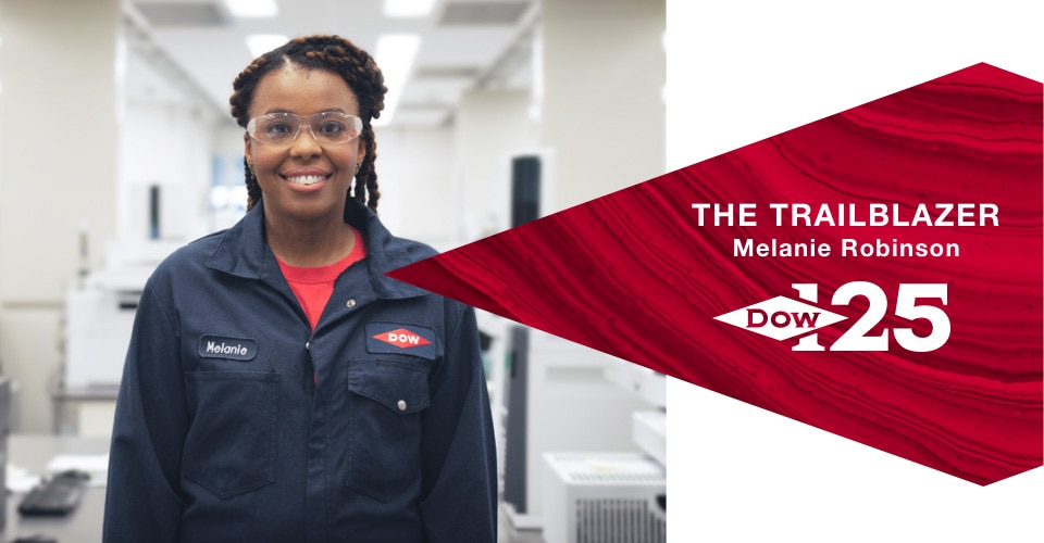 Melanie Robinson smiles at the camera