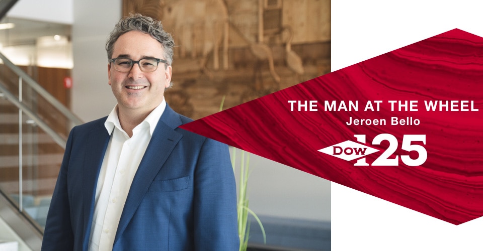 Jeroen Bello smiles at the camera