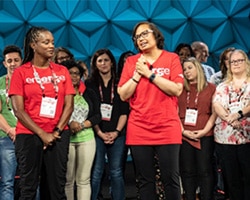 Karen S. Carter speaking at an Inclusion Conference