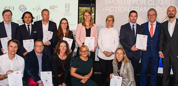 International sport federations and national Olympic committees receive Carbon Action Awards