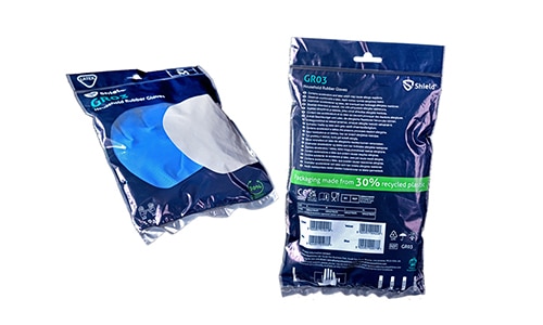 rubber glove packaging
