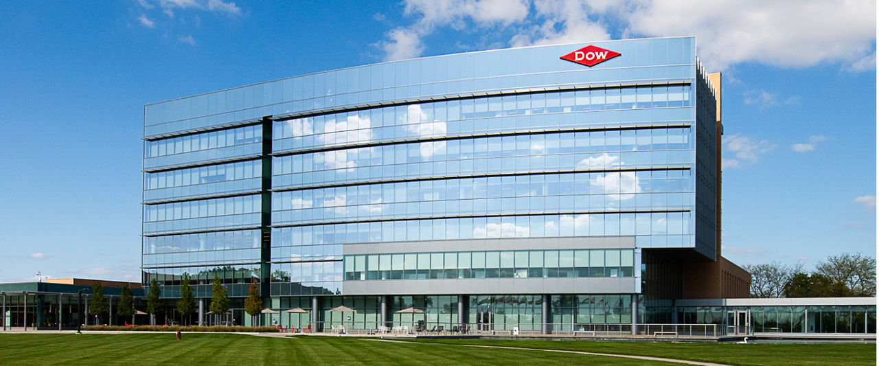 Picture of Dow's headquarters building