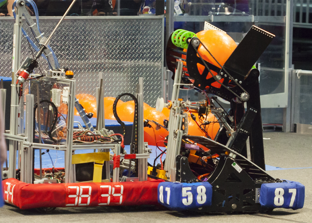 a robot in competition