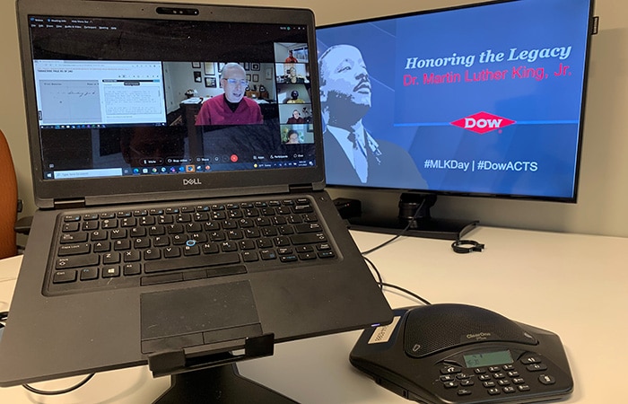 As part of Dow ACTs, our Company's framework to address systemic racism and inequality – MLK Day is a paid U.S. holiday. Promoting equity and inclusivity, more than 1,000 colleagues across 16 countries participated in learning and volunteer activities to honor the life and legacy of Dr. Martin Luther King, Jr.